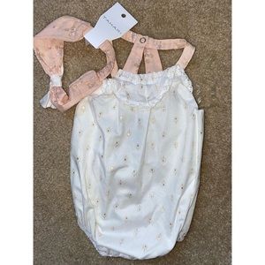 TAHARI: BUBBLE ROMPER